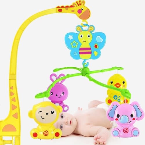 Baby  Crib Musical Mobile Bed Ring