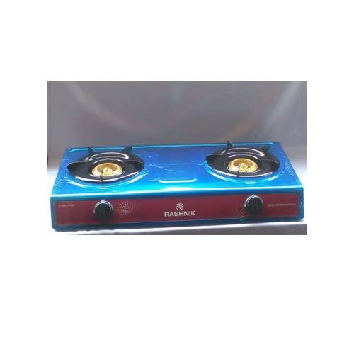 Stainless Table Top Double Burner Gas Cooker