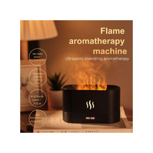 Creative Emulation Flame Effect Humidifier Diffuser - USB Quiet - 180ml