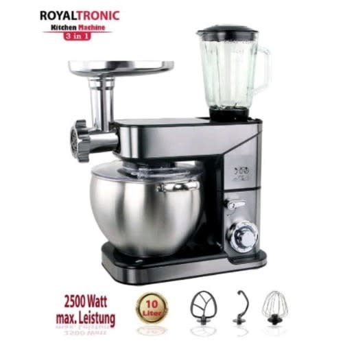 3 In 1 Stand Mixer - 10L - 2500Watts