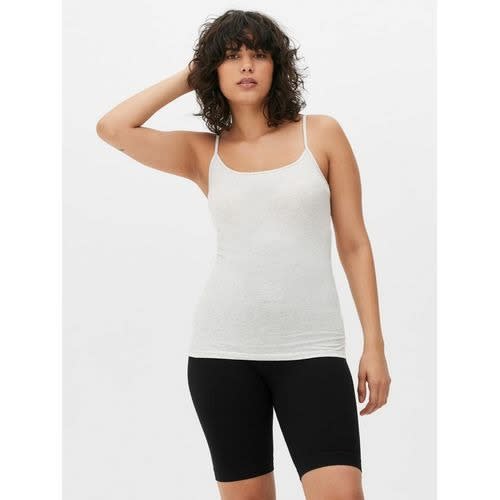 Adjustable Strap Stretch Camisole- Grey Marl