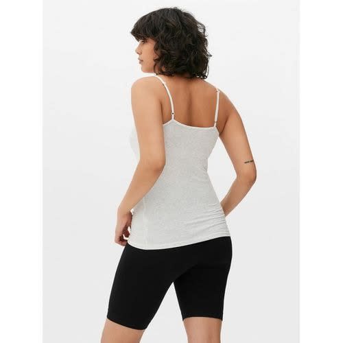 Adjustable Strap Stretch Camisole- Grey Marl