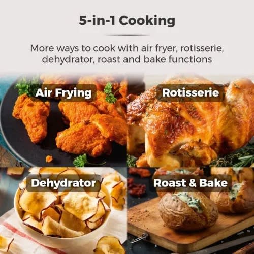 Rotisserie Oven Air Fryer - 22 L - 1600 Watts