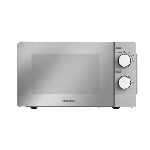 Manual Microwave Oven - Silver Mirror With Knob Control-hismwo20moms10-h - 20L