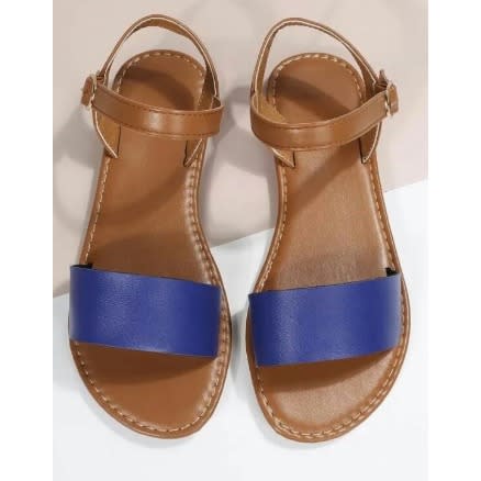 Realwon Female Sandals - Brown Blue