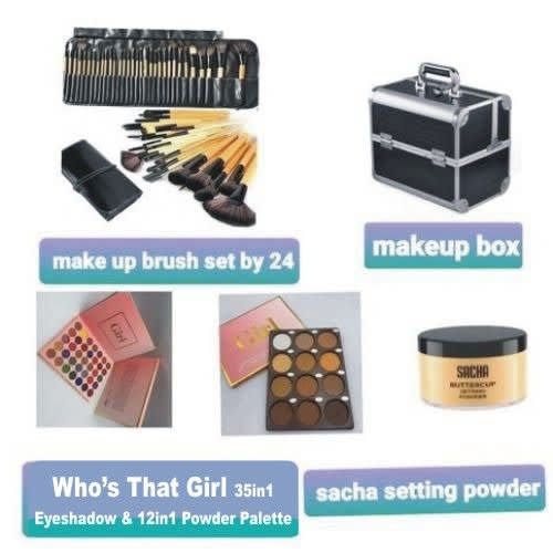 All In One Professional Make Up Box & Kits As Displayed Makeup Kit