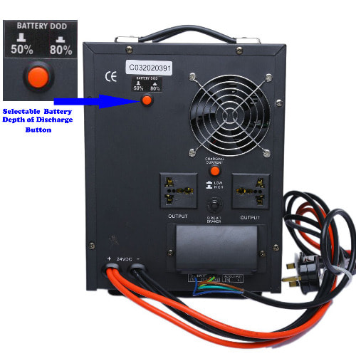 Energy Quick E 2.0KVA-24V Pure Sine Wave Inverter with in-built AVR Function