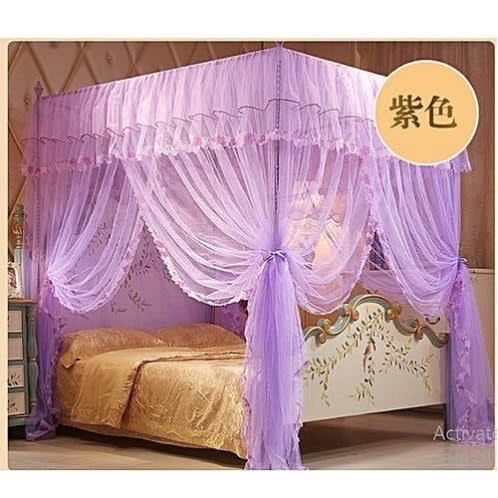 Royal Mosquito Net Bed Canopy - Three Openings - Fit For All Sizes Of Bed