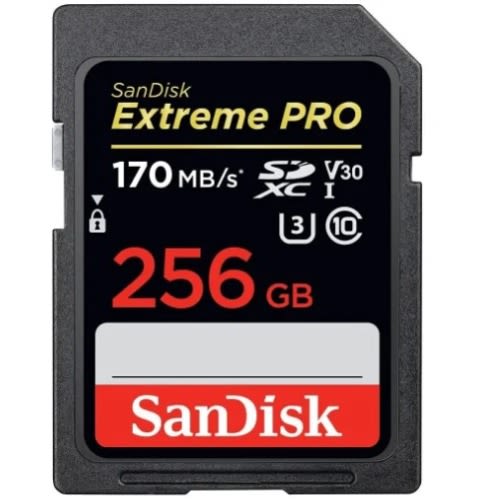 Extreme Pro 256GB Uhs-i Sdxc Memory Card - 170mb/s