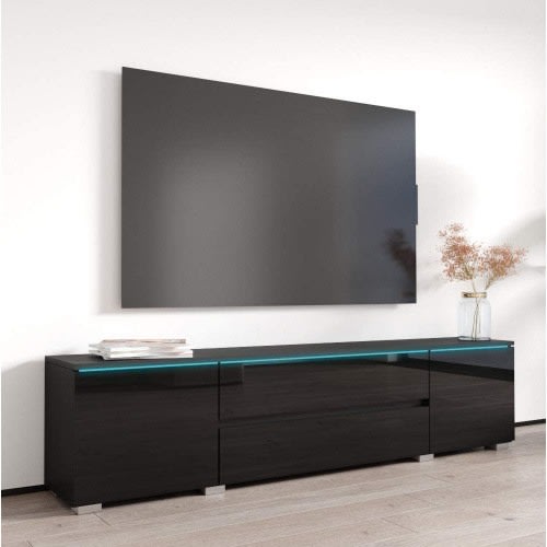 Modern 79inch Tv Stand -black