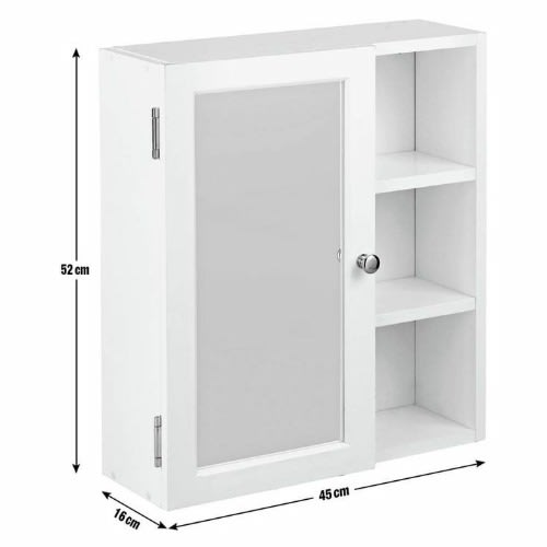 Dressers & Mirror With Storage - White