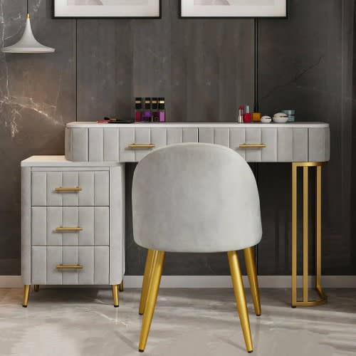 Cosmetics Vanity - Grey