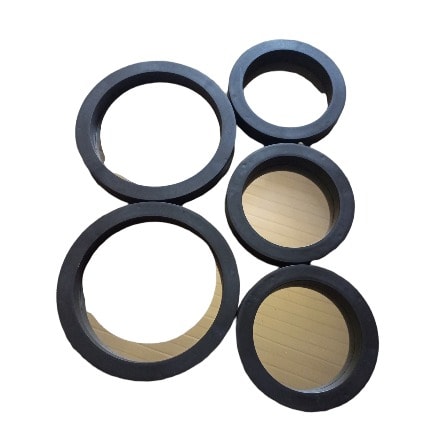 Black Frame Decor Mirror Set - 5pcs