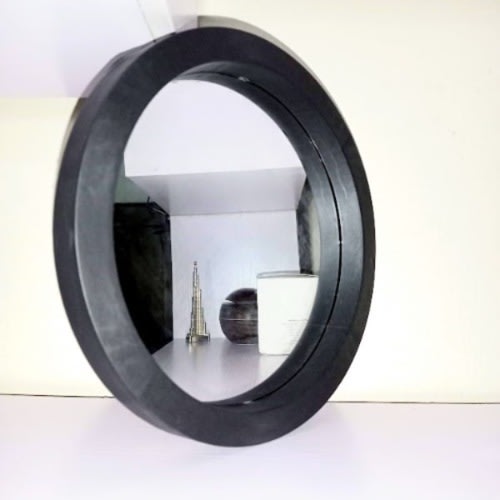 Black Frame Decor Mirror Set - 5pcs