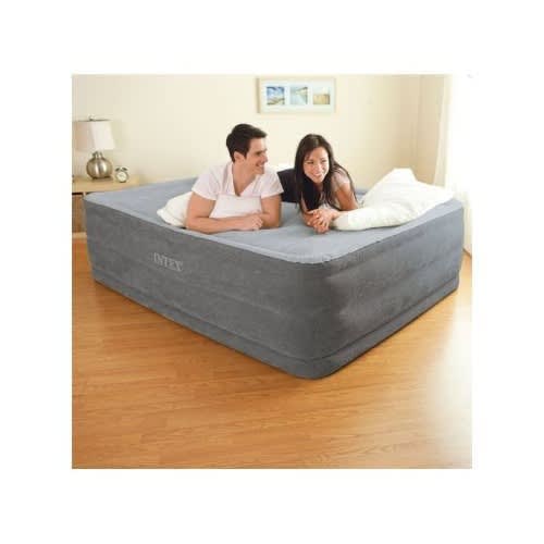 64418 Inflatable Queen Size Mattress With In-Built Electric Pump