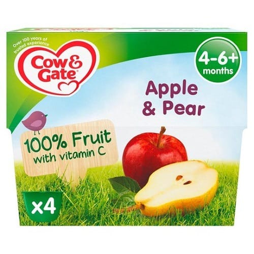 Apple  & Pear Fruit Pots 4 X 100g