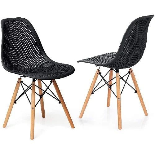 Eames Inspired Chairs - 2pieces - Black