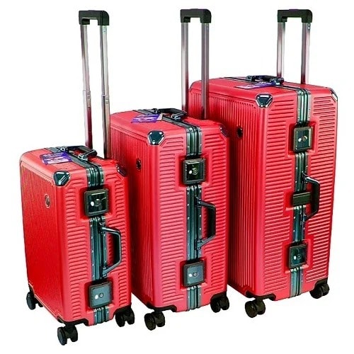 Explorer Hardshell Suitcase - 3 Pieces - Red