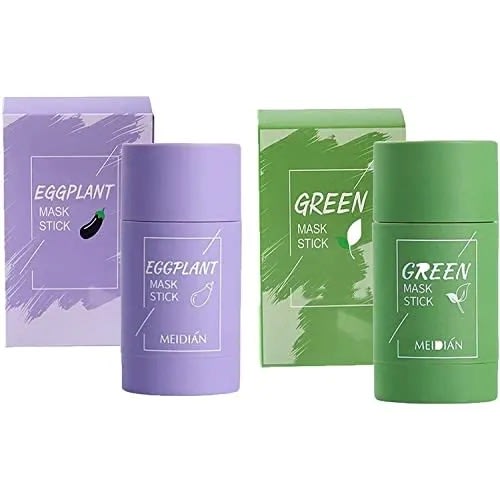 Green Mask Stick & Eggplant Mask Stick -40g Each