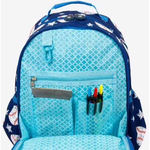 Baseball 16" Duet 2 Piece Set - Backpack And Lunchbag