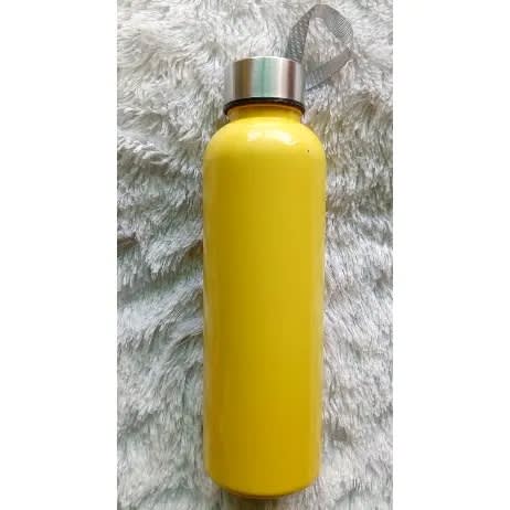Candy Coloured Water Bottle - Yellow