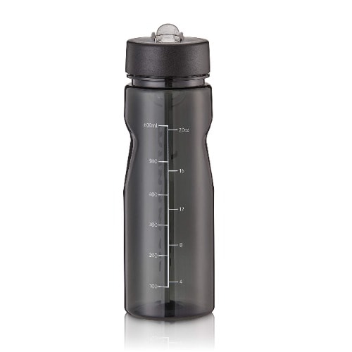 Tritan Water Bottle 600ml, Black