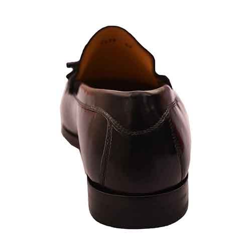Calfskin Black Leather Shoes With Tassel