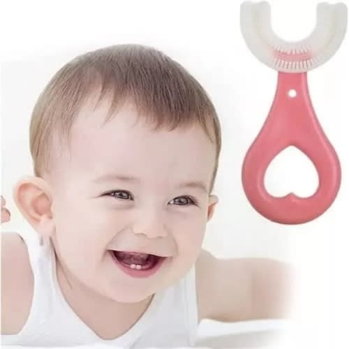 U-shaped Manual Training Toothbrush For Kids - 2pcs