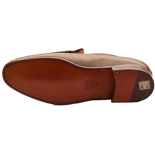 Mario Fagni Plain And Patterned Calfskin Shoe