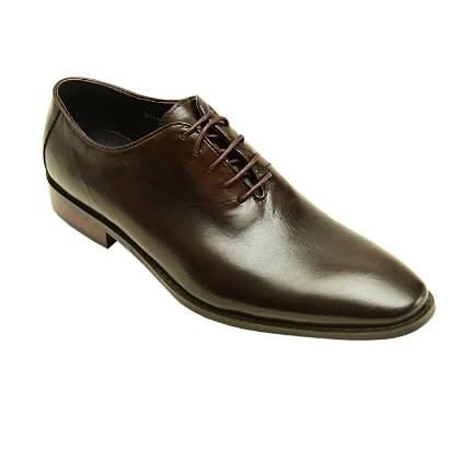 Crafted Lace Up Shoe- Coffee Brown - Msh-3650