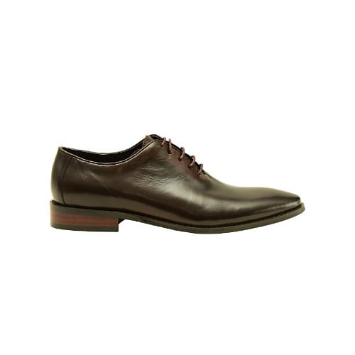 Crafted Lace Up Shoe- Coffee Brown - Msh-3650