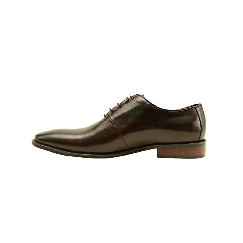 Crafted Lace Up Shoe- Coffee Brown - Msh-3650