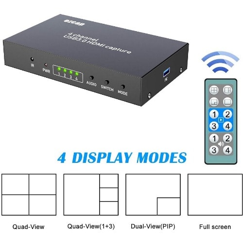 Usb 3.0  Hdmi 4 Channel  Video Multi Capture Card