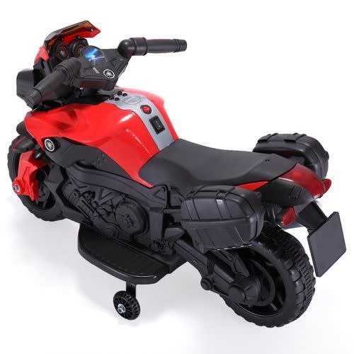 Kid's Automatic Power Bike Ride On - Red & Black
