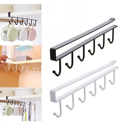 Multipurpose Under Shelf Hanger - 2Pcs