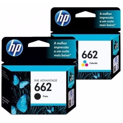 662 Genuine Printer Ink Advantage Cartridge - Black & Tri-colour Set