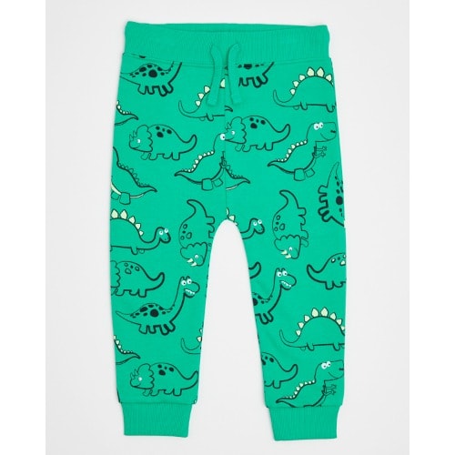 Printed Dinosaur Joggers