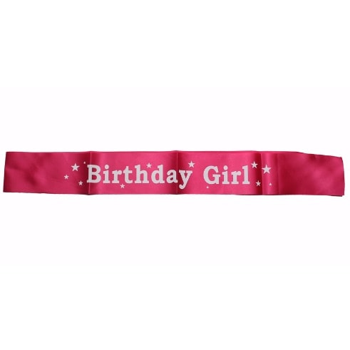 Birthday Girl Sash- Pink