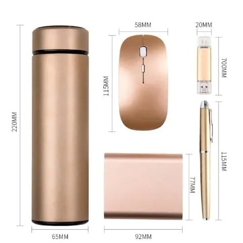 5 in 1 Corporate Gift Set- Gold