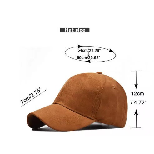 Velvet Swead Face Cap -Brown