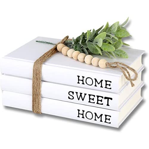 Faux Book Stack Decorative Accessory