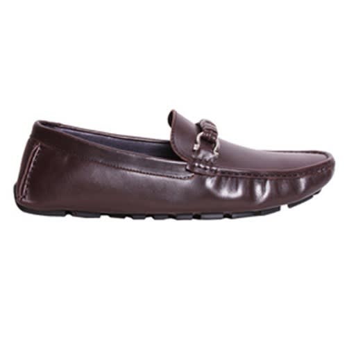 Unique Chain Driver Shoe - Brown - Msh-2665