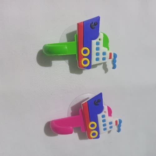 Character Suction Wall Hooks - 2 Pieces
