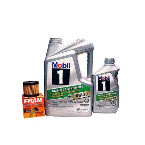 1 Advanced Full Synthetic Engine Oil SAE 0W20 + Fram Oil Filter For Toyota Corolla - 2008-2014  60cm