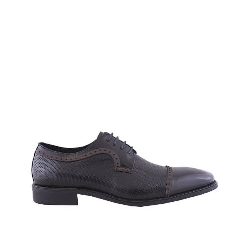 Men’s Formal Detailed Lace Up Shoe-black-msh-4382