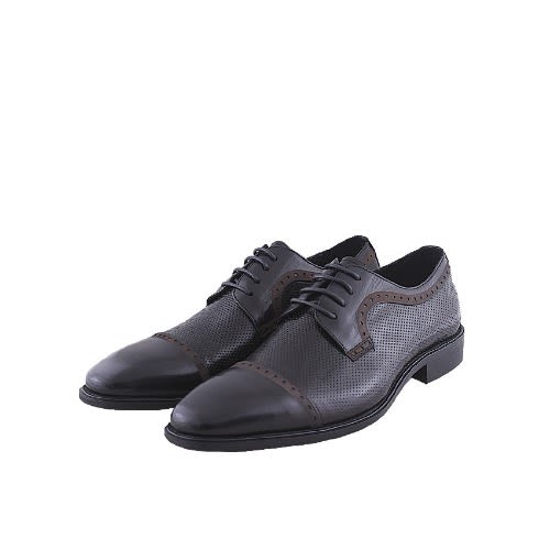 Men’s Formal Detailed Lace Up Shoe-black-msh-4382