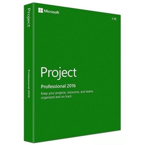 Project Professional 2016 License Key Card