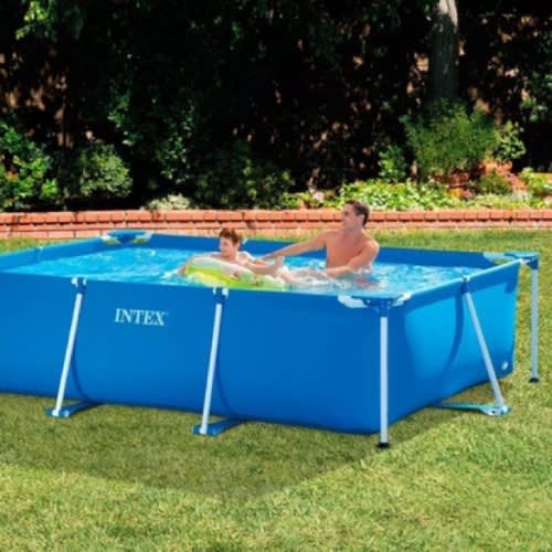 3m X 2m X 75cm Rectangular Metal Frame Pool