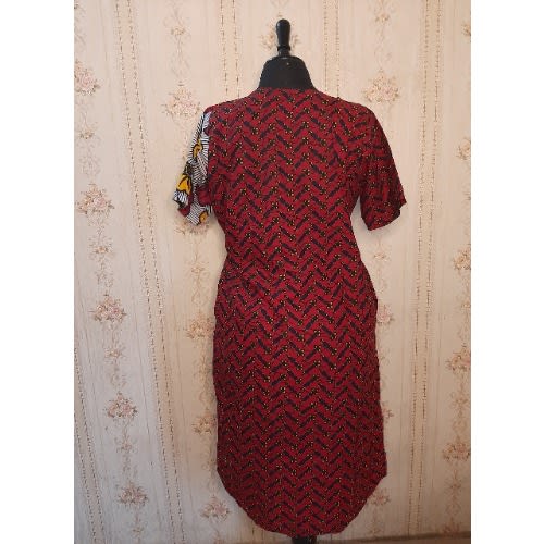 Ladies Stoned Ankara Dress