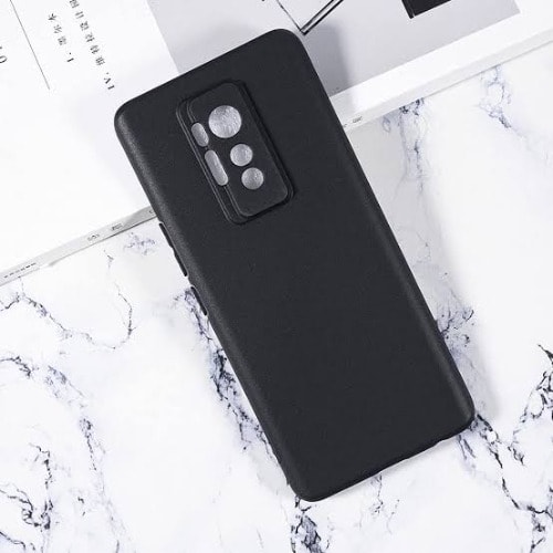Silicone Back Case For Tecno Phantom X - Black